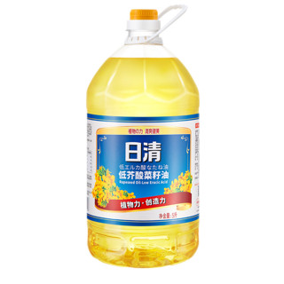 NISSIN 日清食品 Nisshin OilliO 日清奥利友 低芥酸菜籽油 5L