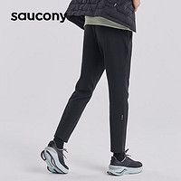 saucony 索康尼 男子针织运动长裤弹力舒适休闲运动训练裤子黑L