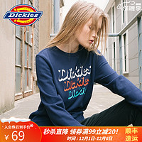 Dickies 帝客 卫衣 印花圆领深藏青色 0XS