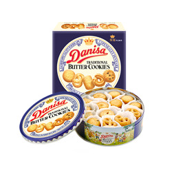 Danisa 皇冠丹麦曲奇 丹麦曲奇饼干750g礼盒印尼原装进口