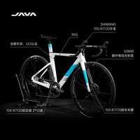 JAVA佳沃FUOCO-7120碳纤维公路车SHIMANO105油压碟刹24速竞赛单车