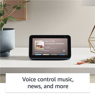 AMAZON 亚马逊 Echo Show 5 2nd Gen2代 5.5英寸智能音箱音响 21年 黑色