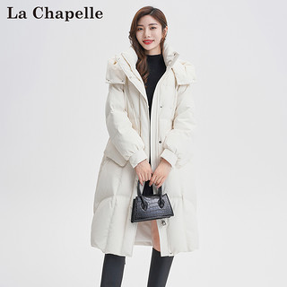 La Chapelle 女士中长款连帽羽绒服