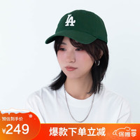 MLB 男女四季软顶遮阳鸭舌帽刺绣复古棒球帽3ACP6601N-07GNS-F