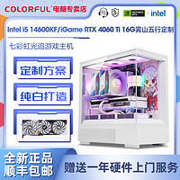 七彩虹 Intel i5 14600KF/RTX4060TI雾山五行款电脑组装机