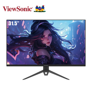 ViewSonic 优派 31.5英寸 2K显示器170Hz IPS 1MS 电竞游戏显示屏 滤蓝光 HDR10 VX3278-2K-PRO