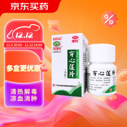 白云山 穿心莲片 80片
