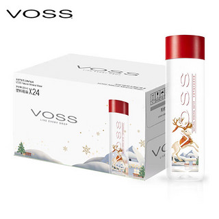 VOSS 芙丝 矿泉水天然弱碱性饮用水泡茶水500ml*24瓶