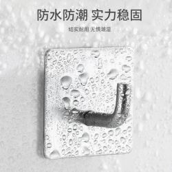 RD 挂钩强力粘胶免打孔厨房浴室门后贴墙壁上无痕粘钩承重不锈钢钩子