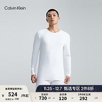 Calvin Klein内衣【悦动引力带】男本命年舒适圆领打底保暖NM2451 100-月光白 XL