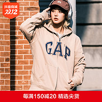 抖音超值购：Gap 盖璞 男女装秋季LOGO法式圈织软卫衣853131