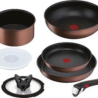 T-fal T-fal 手柄可取出 锅 煎锅套装 7件套 IH 支持煤气火