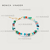 Monica Vinader自由宝石手链串珠守护手链彩色夏天手链 自由宝石串珠守护手链(GP-BL-FRD