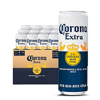 Corona 科罗娜 百威集团科罗娜啤酒墨西哥风味青柠仪式450ml*12听啤酒整箱装五一出游