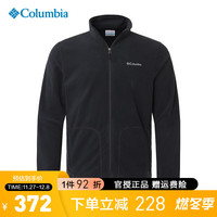 Columbia哥伦比亚男户外保暖舒适立领抓绒衣外套EO0027 010 L