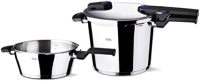 Fissler 菲仕乐 600-300-12-000/0 两件套煎锅，2.5升，蓝点系列 蓝色 39.6 x 29.6 x 27.3 cm