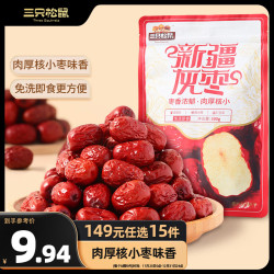 三只松鼠 新疆灰枣 500g 袋装