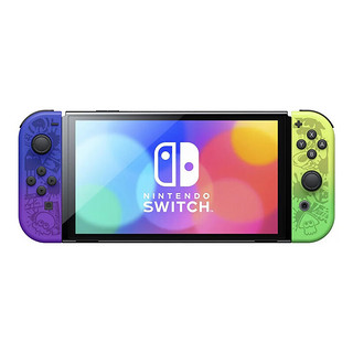 Nintendo 任天堂 Switch NS掌上游戏机 OLED主机 日版喷射战士3机 续航加强版 便携家用体感掌机