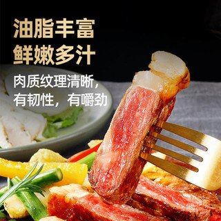 大希地 希地 整切牛排西冷5片 菲力5片 大鸡排10片共1.9kg套装儿童牛扒