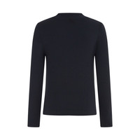 little MO&Co.抑菌 little moco童装23冬装女童半高领简约纯色修身打底衫 黑色 110/52