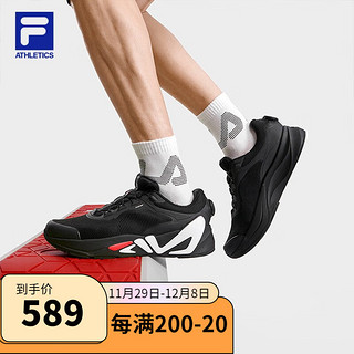 FILA 斐乐 BOA MASTER男鞋2023秋有氧运动鞋综训鞋 黑美人儿-BB 41