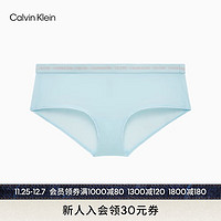 Calvin Klein内衣【One有引力带】女士循环LOGO轻薄透气半包臀内裤QD3793 CUT-蓝色 XS