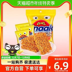 GEMEZ Enaak 进口印尼GEMEZ烧烤味小鸡干脆干吃面30g*3包休闲膨化零食小吃