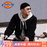  Dickies棉服 拼接色多口袋厚外套夹克 秋冬男式羊羔绒外套  9488 黑色 L