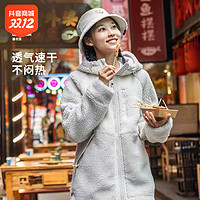 抖音超值购：DECATHLON 迪卡侬 羊羔绒抓绒女秋冬户外运动摇粒绒保暖加厚343585