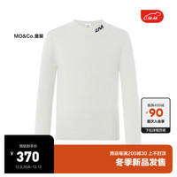 little MO&Co.little moco童装23冬男女童圆领领修身针织打底衫KBC4SWT020 米白色 110/52