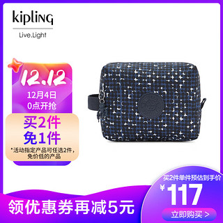 kipling 凯普林 化妆包PARAC 小印花 KKDXZ03 SOPR 洗漱包 生日礼物女