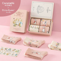Caramella 卡拉美拉 比得兔联名 女士羊毛袜 4双礼盒装