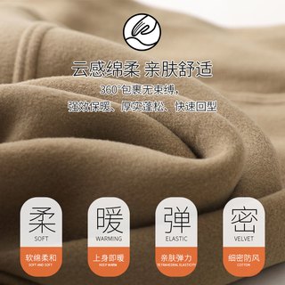 猫人女童加绒打底裤秋冬儿童棉裤中大童防风裤加厚保暖裤一条过冬