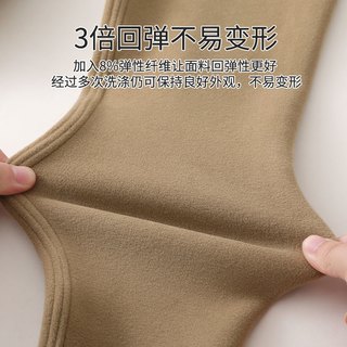 猫人女童加绒打底裤秋冬儿童棉裤中大童防风裤加厚保暖裤一条过冬