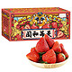 HYOJOO 大凉山高山露天种植草莓现摘现发 农家草莓产地直发新鲜直达 臻品红颜草莓 单果（16-25g） 彩箱装 净重4.5-5斤