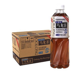 SUNTORY 三得利 无糖乌龙茶500ml*12瓶 0脂茶多酚茶饮料