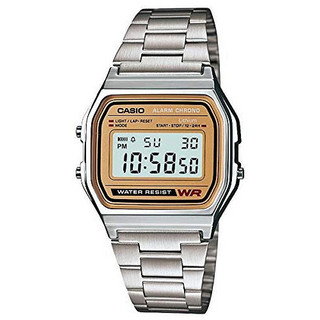 CASIO 卡西欧 男士表 金色表盘 日韩表 A-158WEA-9JF