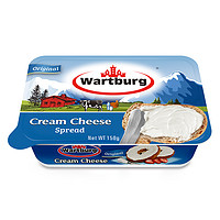 西餐中的“腐乳”，奶酪+一切、88VIP：Wartburg 沃特堡 原味涂抹奶酪 150g*3盒