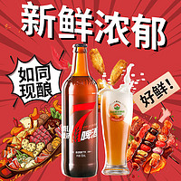 TAISHAN 泰山啤酒 10°P7天原浆啤酒 720ml*6瓶