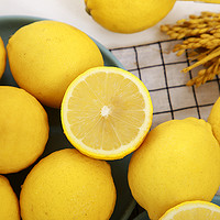 澜约鲜 四川安岳黄柠檬5斤新鲜水果精选皮薄一级香水鲜甜柠檬青特产