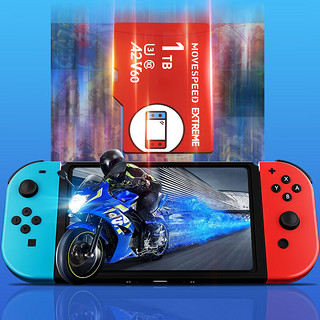 MOVE SPEED 移速 switch内存卡高速1TB TF（MicroSD）存储卡A2 V60读数160MB/s NS游戏机steamdeck