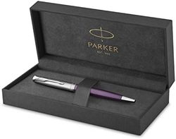 PAKER 派克 PARKER HANNIFIN 派克汉尼汾 Sonnet Essentials 钢笔，金属和绿漆，带钯饰边，不锈钢，中号笔尖，礼盒装
