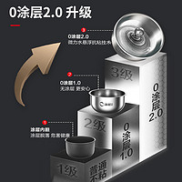 ASD 爱仕达 2023爱仕达asd低糖电饭煲4L家用无涂层不锈钢内胆电饭锅316L