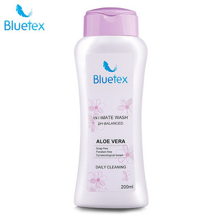 Bluetex 蓝宝丝 德国进口弱酸性女性私处护理液（芦荟娇嫩型）200ml清洁洗液异味女士私密处洗液外阴