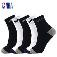 NBA 中筒运动袜子男士时尚舒适休闲袜春秋透气运动篮球袜