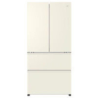 Haier 海尔 BCD-463WGLTD45Y9U1 自由嵌入式法式多门冰箱 463L 奶油风