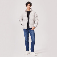 Levi's 李维斯 情侣款保暖羽绒服*1+502经典锥形男士加厚牛仔裤*1