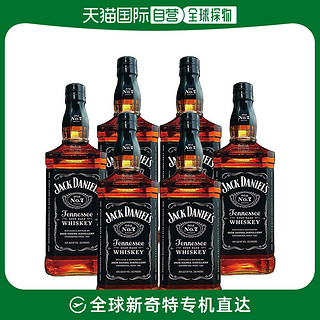 杰克丹尼 JACK DANIEL'S杰克丹尼洋酒威士忌1000mlx6瓶调酒