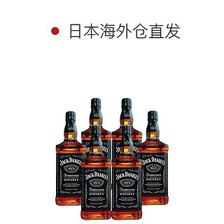 【】JACK DANIEL'S杰克丹尼洋酒威士忌1000mlx6瓶调酒