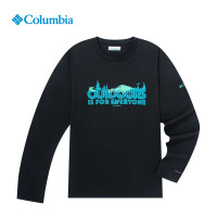 Columbia 哥伦比亚 旗舰店运动服男2023冬季新款圆领套头衫男士卫衣长袖T恤